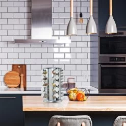 Gewürzkarussell Mit 20 Gewürzgläsern 13 Gewürzkarussell Mit 20 Gewürzgläsern -Küchenbedarf Geschäft relaxdays gewurzkarussell mit 20 gewurzglasern 4