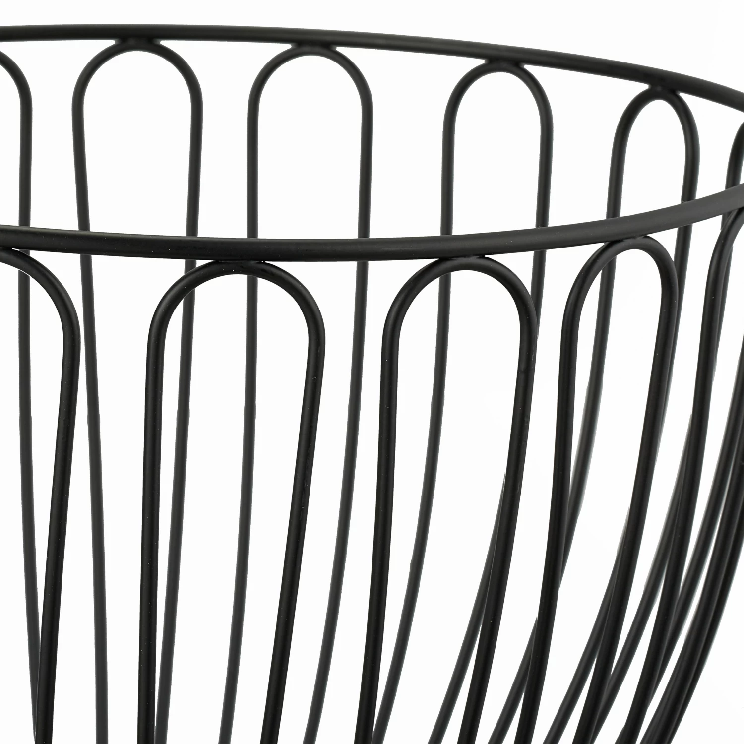 Obstschale In Schwarz - (H)18 X Ø 24 Cm 7 Obstschale In Schwarz - (H)18 X Ø 24 Cm – Bild 6