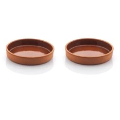 2er-Set Tonschale 16x4cm In Braun