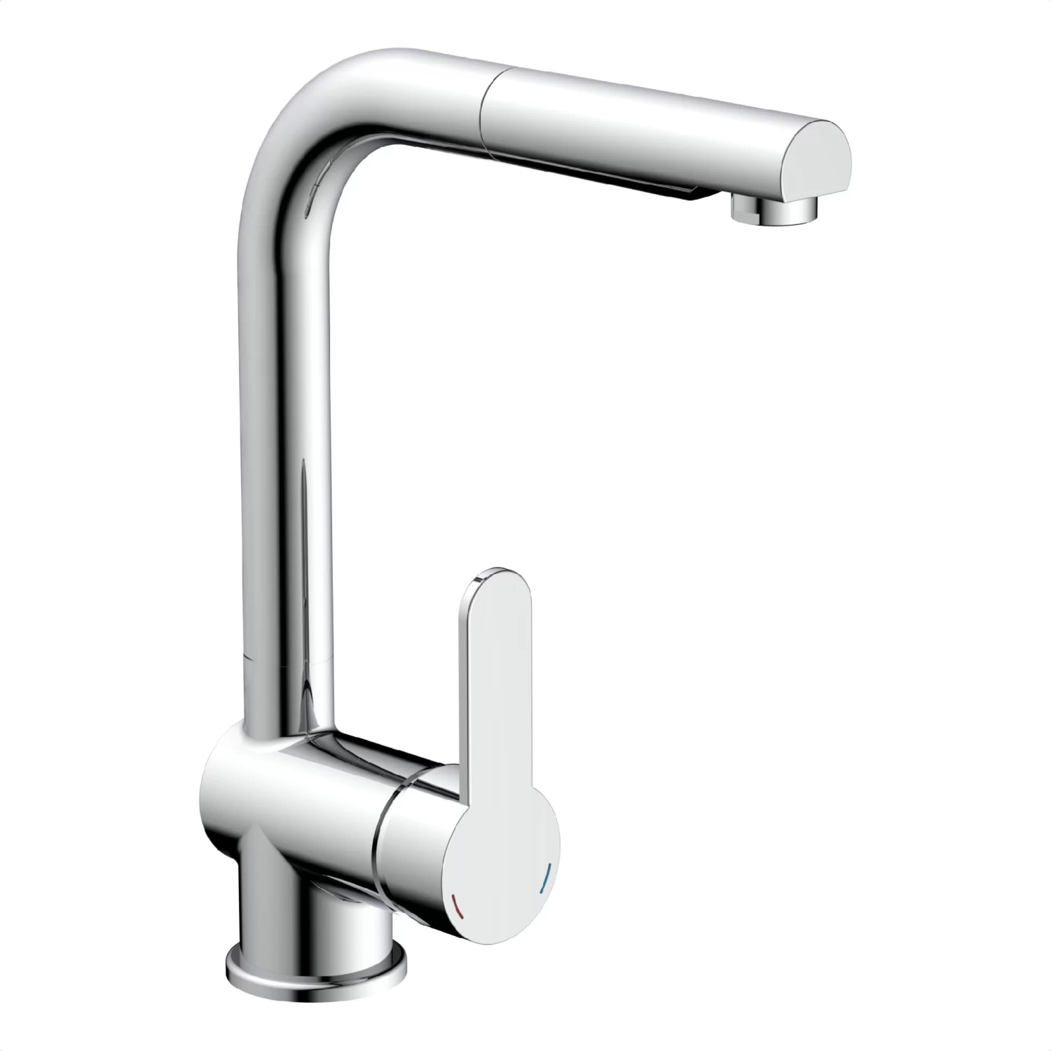 Küchenarmatur LONDON In Chrom Mit Brause - (L) 25 X (B) 6 X (H) 30 Cm 6 Küchenarmatur LONDON In Chrom Mit Brause - (L) 25 X (B) 6 X (H) 30 Cm – Bild 4