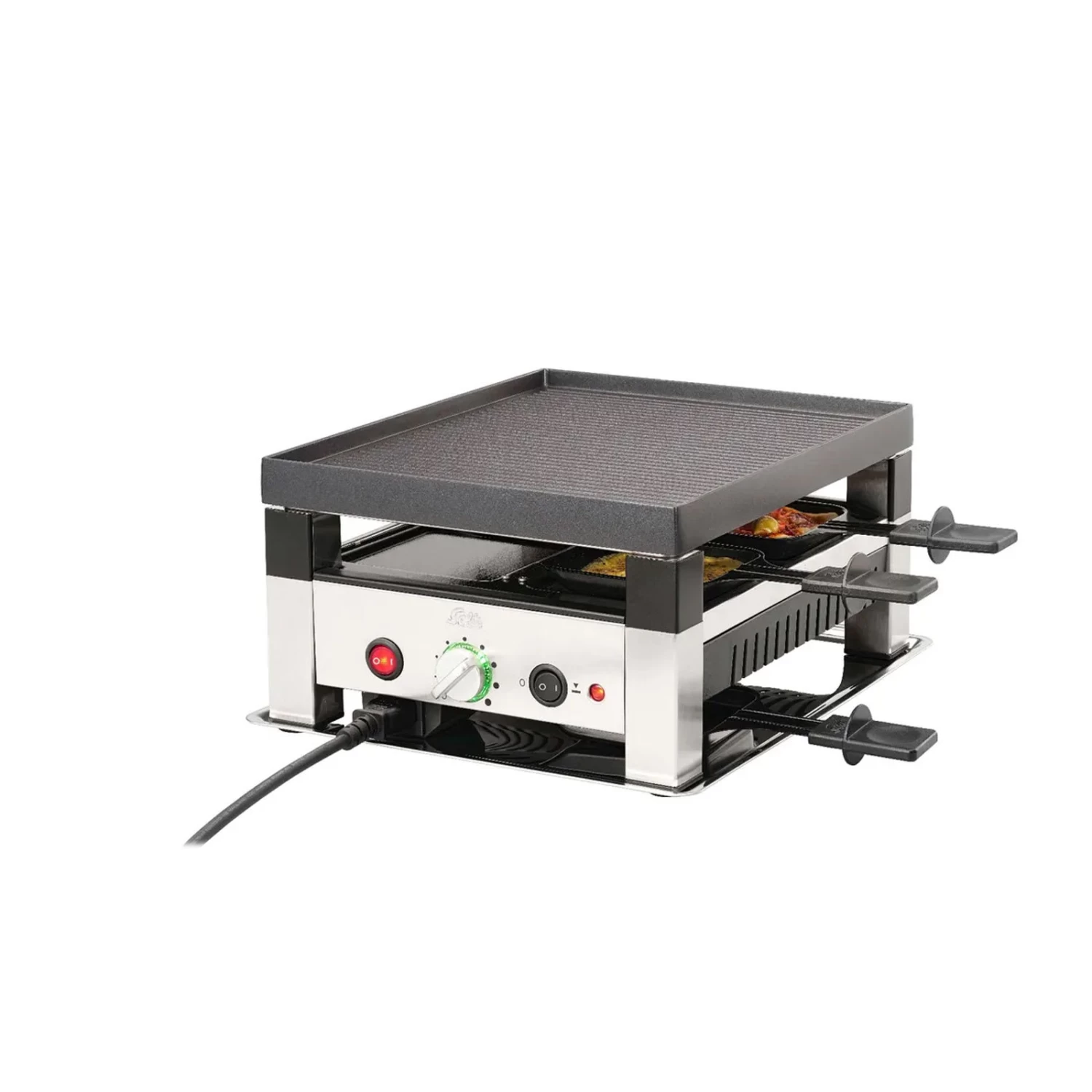 977.56 5-in-1 Tischgrill In Silber 3 977.56 5-in-1 Tischgrill In Silber
