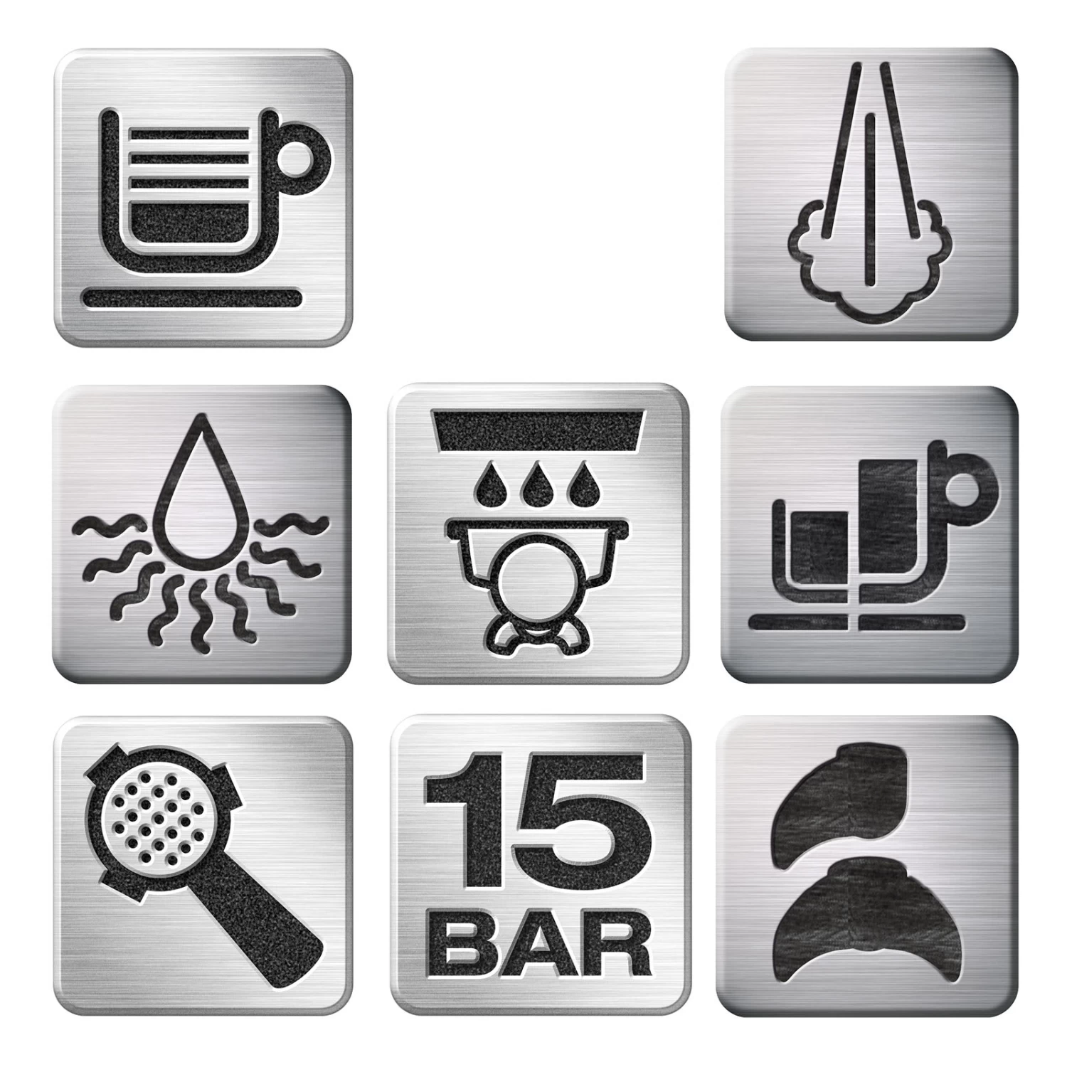 980.03 Barista Gran Gusto Kaffeemaschine In Silber 8 980.03 Barista Gran Gusto Kaffeemaschine In Silber – Bild 6