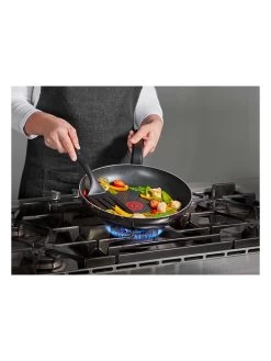 Tefal Bratpfanne "Resist" In Grau/ Schwarz - Ø 24 Cm -Küchenbedarf Geschäft tefal bratpfanne resist in grau schwarz o 24 cm 3