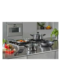 Tefal Bratpfanne "Resist" In Grau/ Schwarz - Ø 24 Cm -Küchenbedarf Geschäft tefal bratpfanne resist in grau schwarz o 24 cm 4