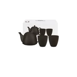 VTwonen 3tlg. Set Geschirr"Set/3 Tea Set Matt" In Schwarz -Küchenbedarf Geschäft vtwonen 3tlg set geschirrset 3 tea set matt in schwarz 4