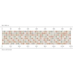 Küchenrückwand - Handgemaltes Mandala Muster In Orange -Küchenbedarf Geschäft wallart kuchenruckwand handgemaltes mandala muster in orange 9