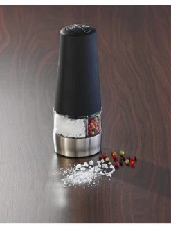 Wenko Elektrische 2in1 Salz- Und Pfeffermühle, Edelstahl In Schwarz 17 Wenko Elektrische 2in1 Salz- Und Pfeffermühle, Edelstahl In Schwarz -Küchenbedarf Geschäft wenko elektrische 2in1 salz und pfeffermuhle edelstahl in schwarz 3