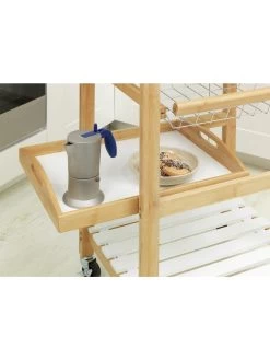 Wenko Küchenwagen Finja Aus Bambus In Weiß -Küchenbedarf Geschäft wenko kuchenwagen finja aus bambus in weiss 11