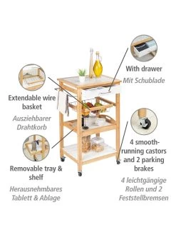 Wenko Küchenwagen Finja Aus Bambus In Weiß -Küchenbedarf Geschäft wenko kuchenwagen finja aus bambus in weiss 14