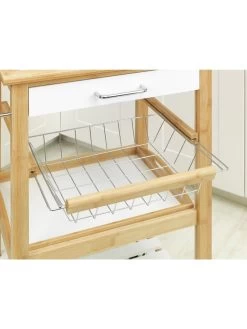 Wenko Küchenwagen Finja Aus Bambus In Weiß -Küchenbedarf Geschäft wenko kuchenwagen finja aus bambus in weiss 8