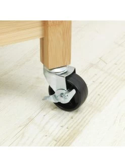 Wenko Küchenwagen Finja Aus Bambus In Weiß -Küchenbedarf Geschäft wenko kuchenwagen finja aus bambus in weiss 9