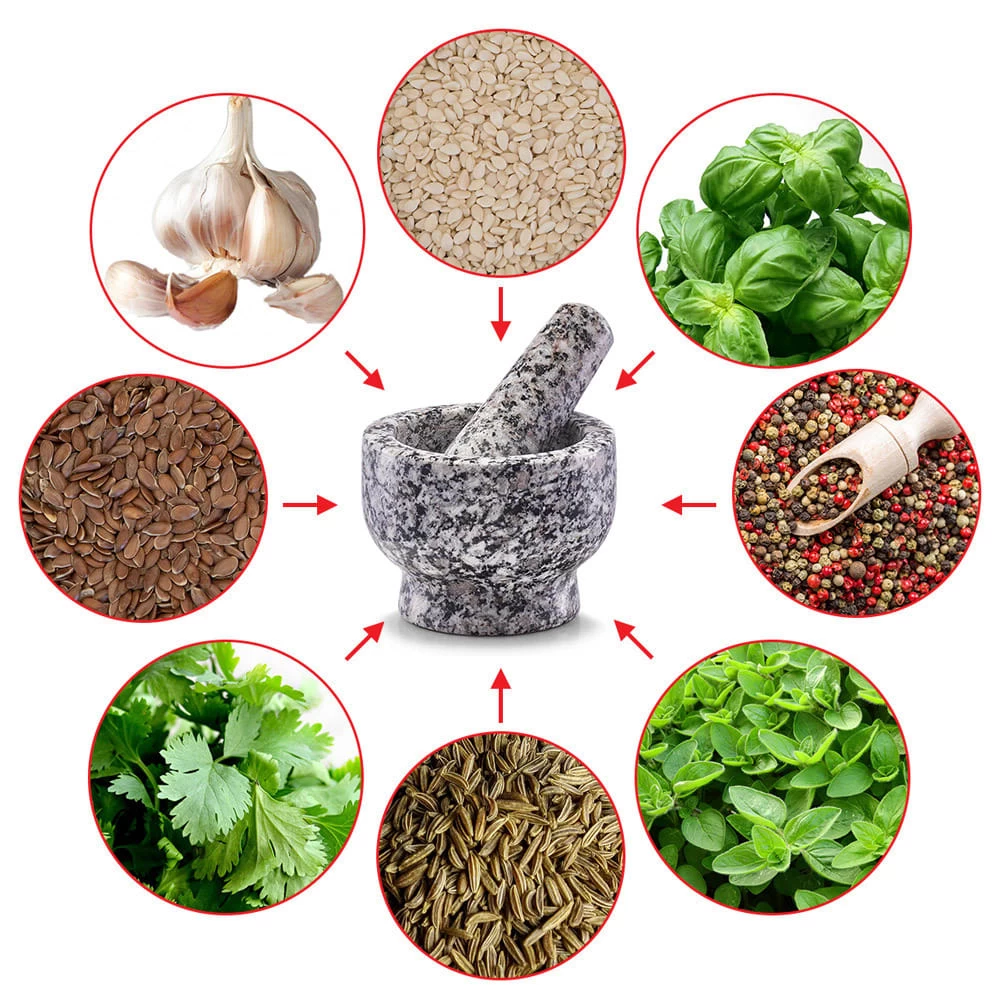 Küchenmörser In Grau 5 Küchenmörser In Grau – Bild 3