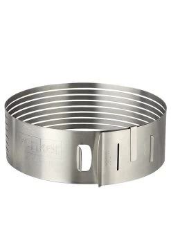 Edelstahl-Tortenbodenschneidhilfe